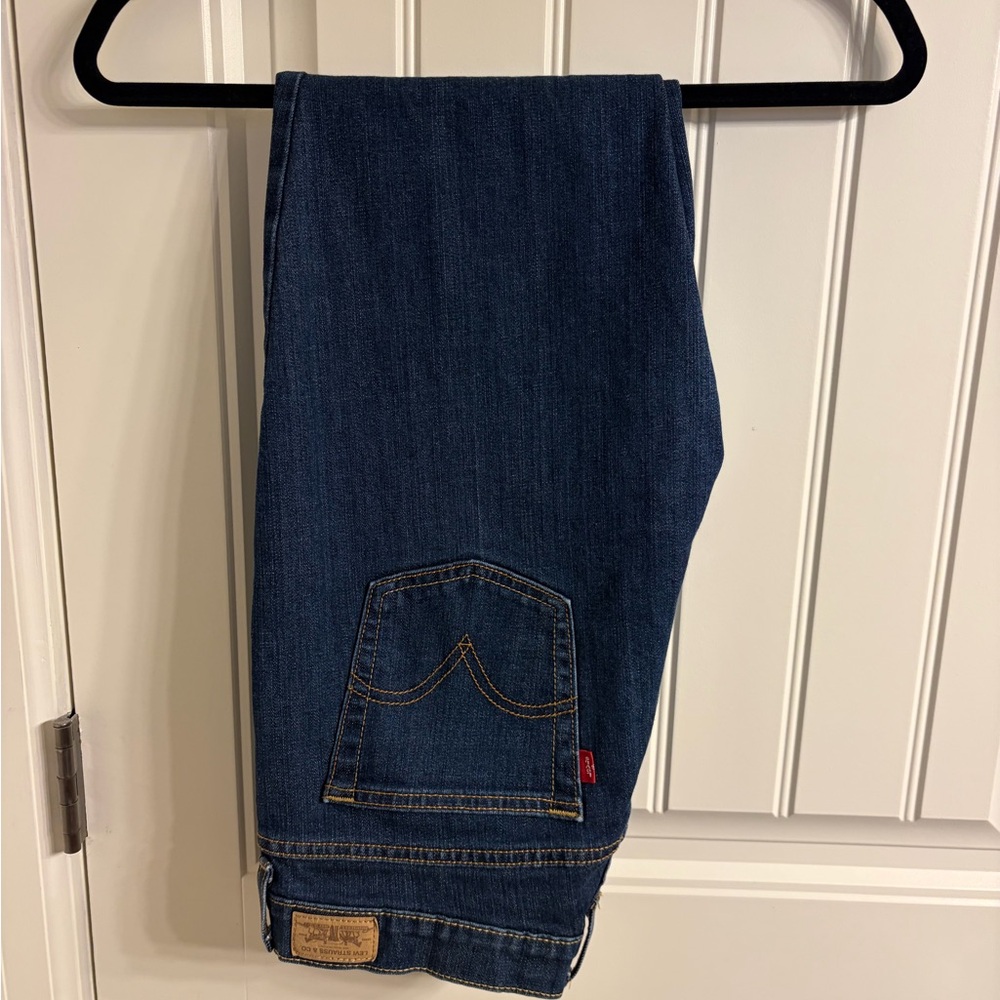 Levi's Dark Blue Straight Jeans for Men